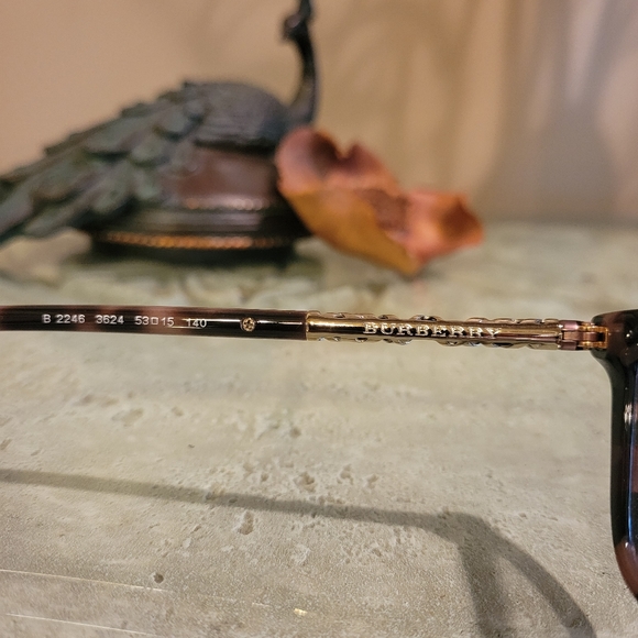 Burberry Havanah Eyeglass Frames B2246 Luxury Designer FRAME ONLY #605 - Picture 10 of 13